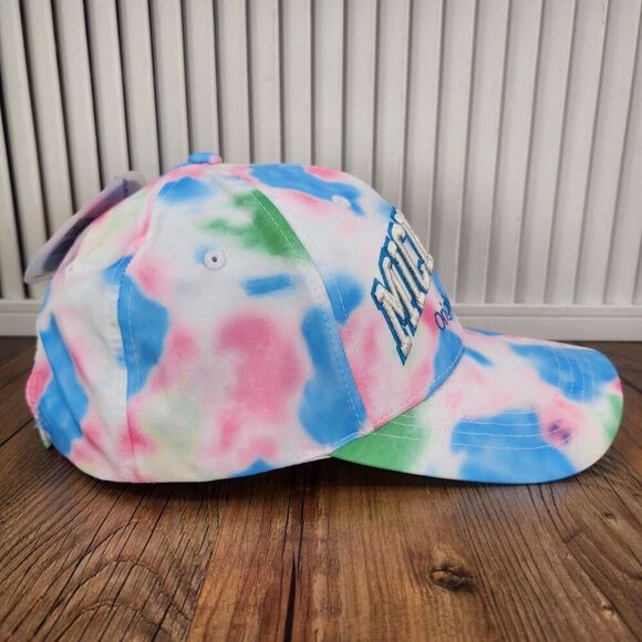 Robin Ruth Michigan Bubble Gum Tie Dye Hat Cap Blue Pink Colorful Pastels Design - Picture 4 of 10